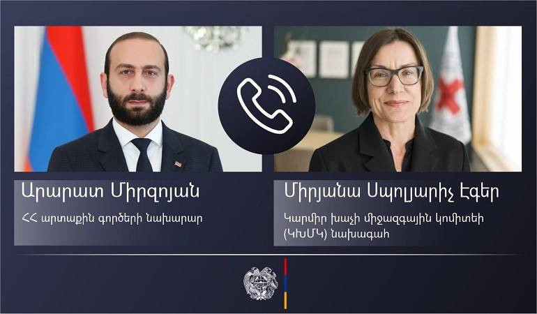 Միրզոյանը ԿԽՄԿ նախագահի հետ հեռախոսազրույցում շեշտել է Լաչինի միջանցքի արգելափակման անհապաղ վերացման հրամայականը