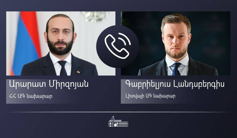 Արարատ Միրզոյանը հեռախոսազրույց է ունեցել Լիտվայի արտաքին գործերի նախարարի հետ․ Միրզոյանն իր գործընկերոջն է ներկայացրել ԼՂ հումանիտար ճգնաժամը