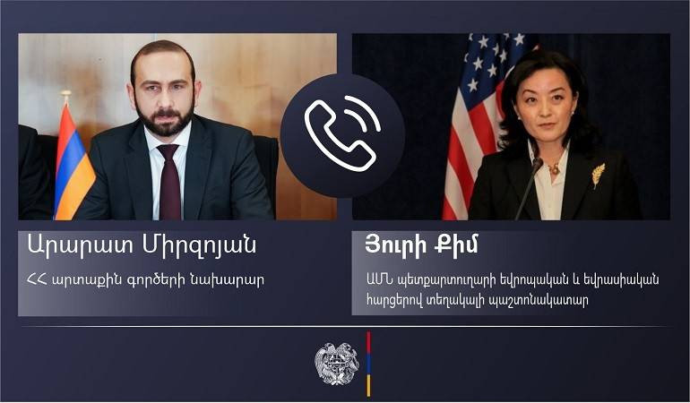 Միրզոյանը հեռախոսազրույց է ունեցել Յուրի Քիմի հետ, ներկայացրել է ԼՂ-ում տիրող իրավիճակը