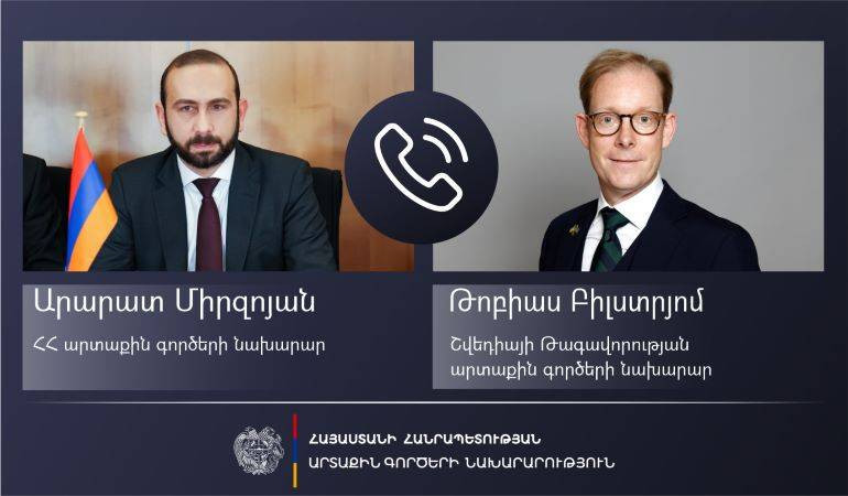 Ադրբեջանի թիրախավորման պատճառով Արցախում դադարեցվել են գրեթե բոլոր գյուղատնտեսական աշխատանքները․ Միրզոյանը՝ Շվեդիայի գործընկերոջը