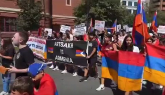Վաշինգտոնի հայ համայնքը ակցիա և երթ է անցկացնում դեպի Սպիտակ տուն՝ ի պաշտպանություն  Արցախի (տեսանյութ)