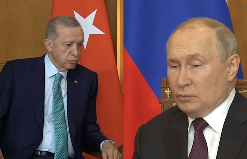 Պուտին-էրդողան հանդիպման օրակարգում հացահատիկի գործարքի հարցն  է․ կադրեր՝ հանդիպման վայրից և արարողությունից