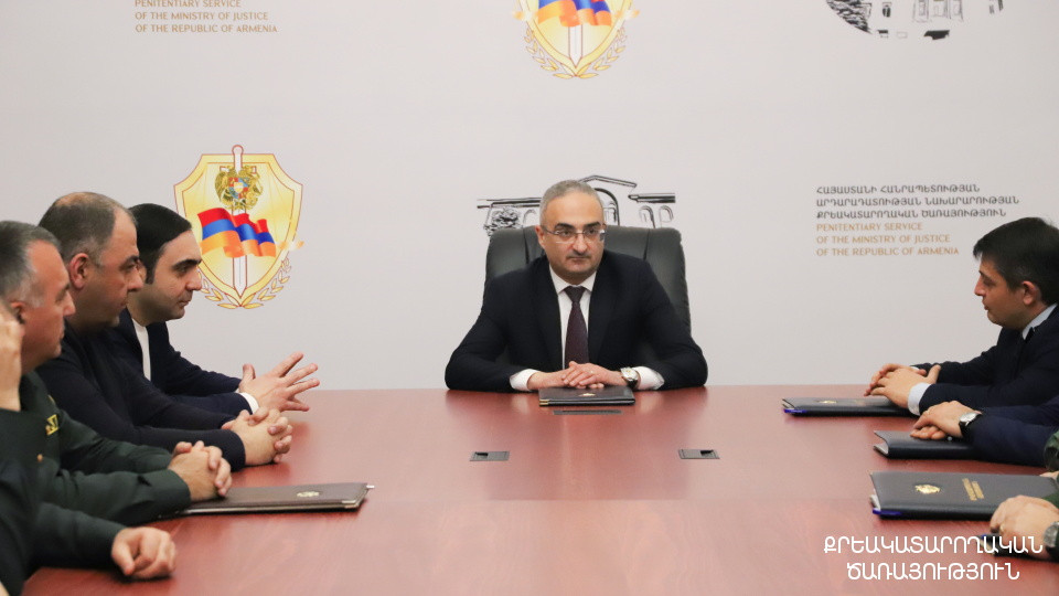 Քրեակատարողական ծառայության պետն անձնակազմին  է ներկայացրել նորանշանակ գլխավոր քարտուղարին