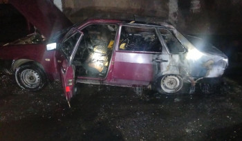Ալավերդիում մեքենա է այրվել