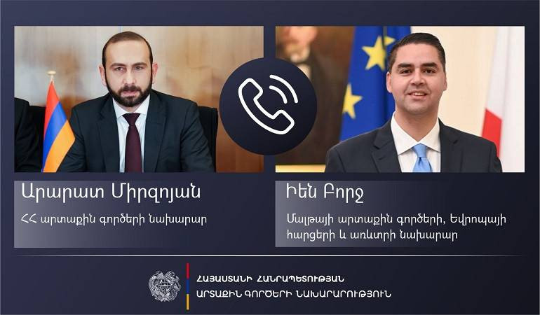 Հայաստանի և Մալթայի ԱԳ նախարարները հեռախոսազրույցում անդրադարձել են տարածաշրջանային հարցերի