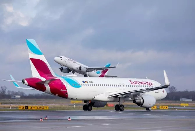 Eurowings-ը մեկնարկել է Բեռլին -Երևան- Բեռլին երթուղով չվերթերը