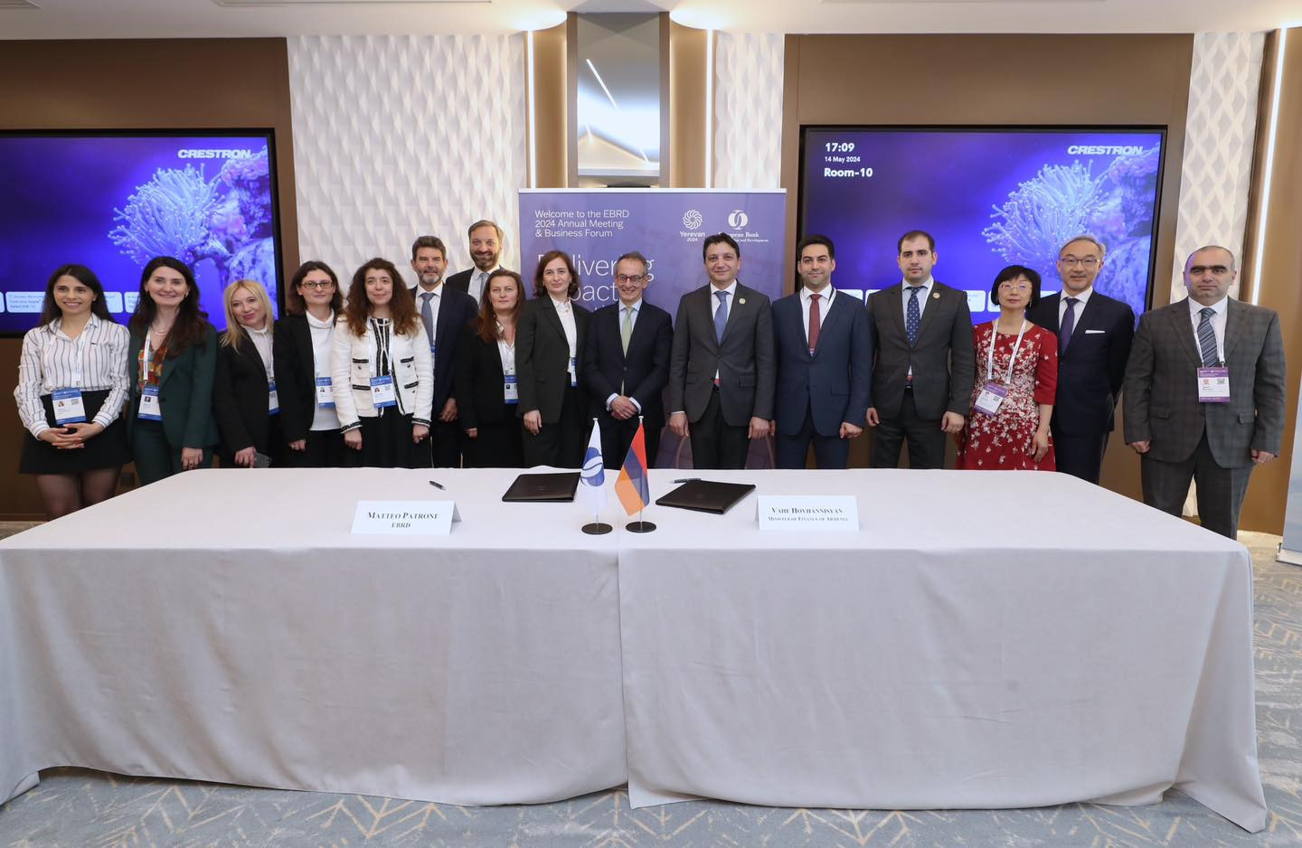 Հայաստանի Հանրապետության ու Վերակառուցման և զարգացման եվրոպական բանկի միջև ստորագրվել են «Սյունիքի մաքսային և լոգիստիկ կենտրոն» վարկային և դրամաշնորհային համաձայնագրերը