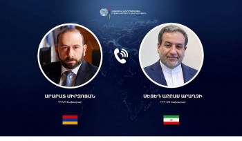 Միրզոյանը հեռախոսազրույց է ունեցել Իրանի արտաքին գործերի նորանշանակ նախարար Սեյեդ Աբբաս Արաղչիի հետ