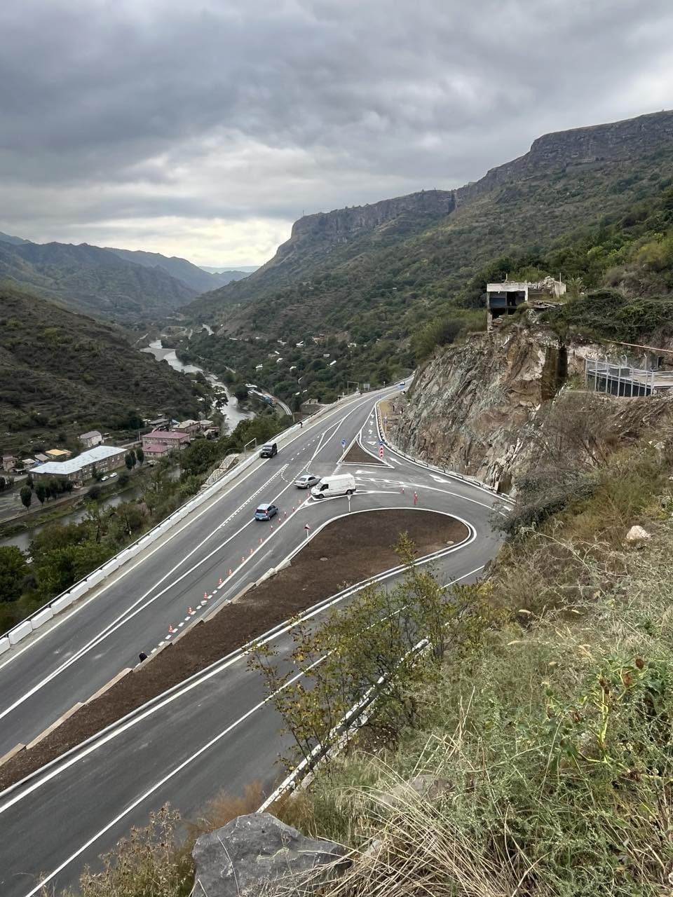 Ավարտվել է Օձունի խաչմերուկի հիմնանորոգումը