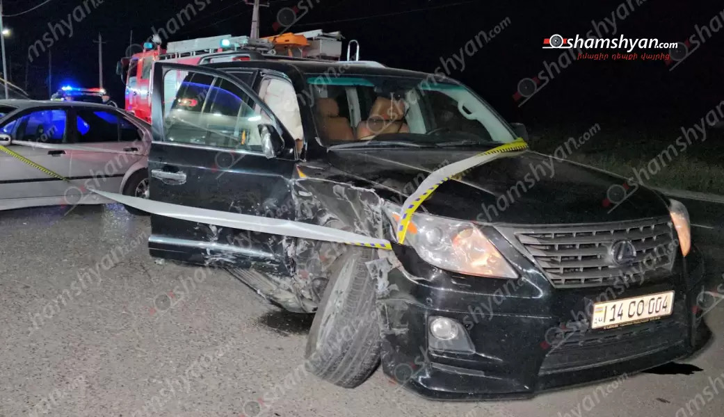 Կոտայքի մարզում բախվել են «Lexus»-ն ու «Opel»-ը․ կան վիրավորներ