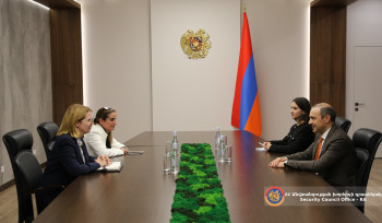 ԱԽ քարտուղար Արմեն Գրիգորյանն ընդունել է Գերմանիայի նորանշանակ դեսպանին