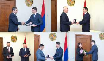 ՔԿ կոլեգիայի, ղեկավարության անդամները պարգևատրվել են «ՀՀ քննչական կոմիտեի 10-ամյակ» հոբելյանական մեդալով