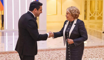 Ալեն Սիմոնյանն ու Վալենտինա Մատվիենկոն քննարկել են միջխորհրդարանական համագործակցության հարցեր