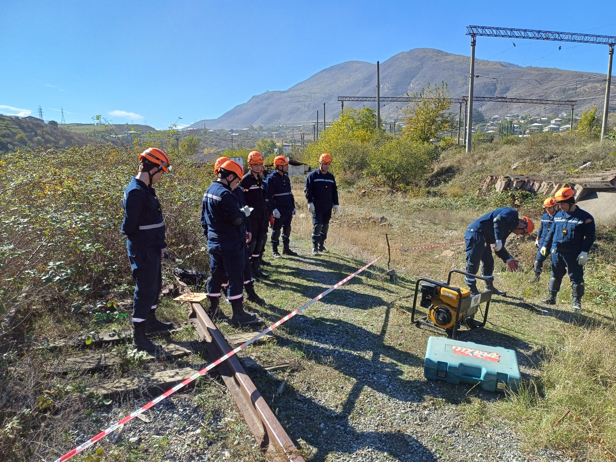 Դաշտային վարժանք՝ «Երկրաշարժի դեպքում որոնողափրկարարական աշխատանքերի կազմակերպում և իրականացում» թեմայով