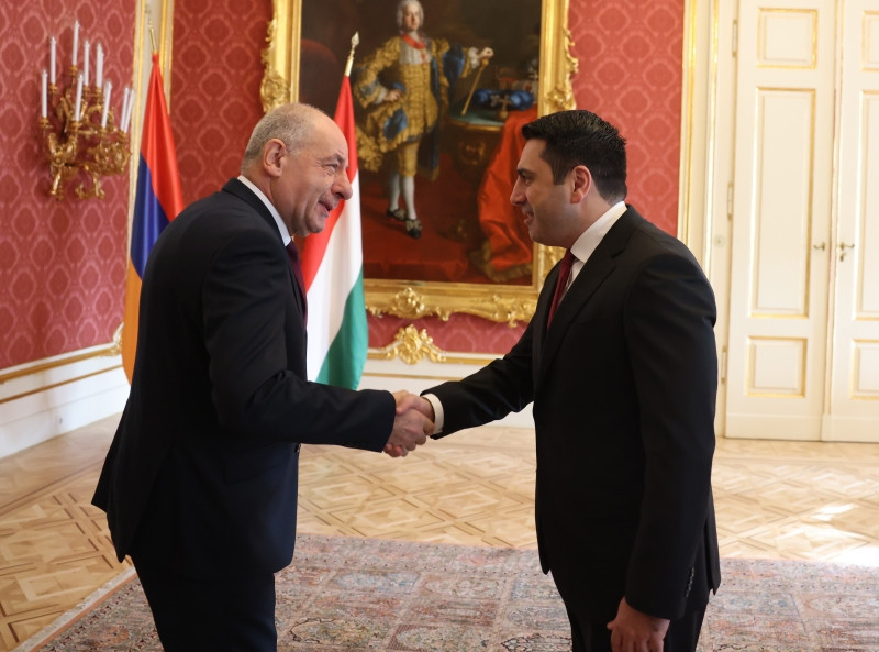 Ալեն Սիմոնյանը հանդիպել է Հունգարիայի նախագահ Տամաշ Շուլյոկի հետ