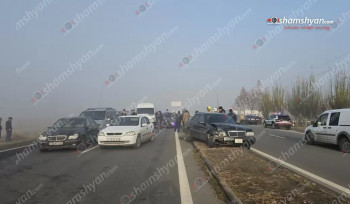 Խոշոր ու շղթայական ավտովթար՝ Արարատի մարզում․ բախվել է մոտ 30 ավտոմեքենա