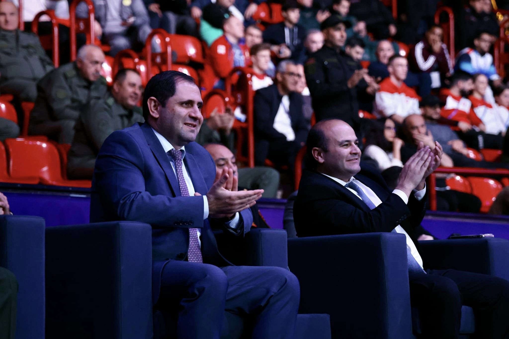 Սուրեն Պապիկյանը հետևել է Ըմբշամարտի զինվորականների աշխարհի 37-րդ առաջնության եզրափակիչ գոտեմարտերին