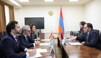 Իսպանիայի հետ գործակցության ընդլայնման մեծ ներուժ կա. Գևորգ Մանթաշյանն ընդունել է դեսպանին