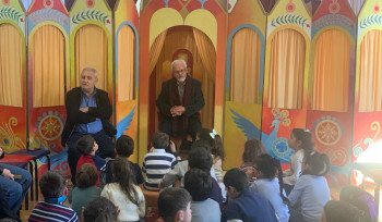 Իրանցի մանկագիր Աբաս Ջհանգիրյանը հանդիպել է հայ դպրոցականների հետ