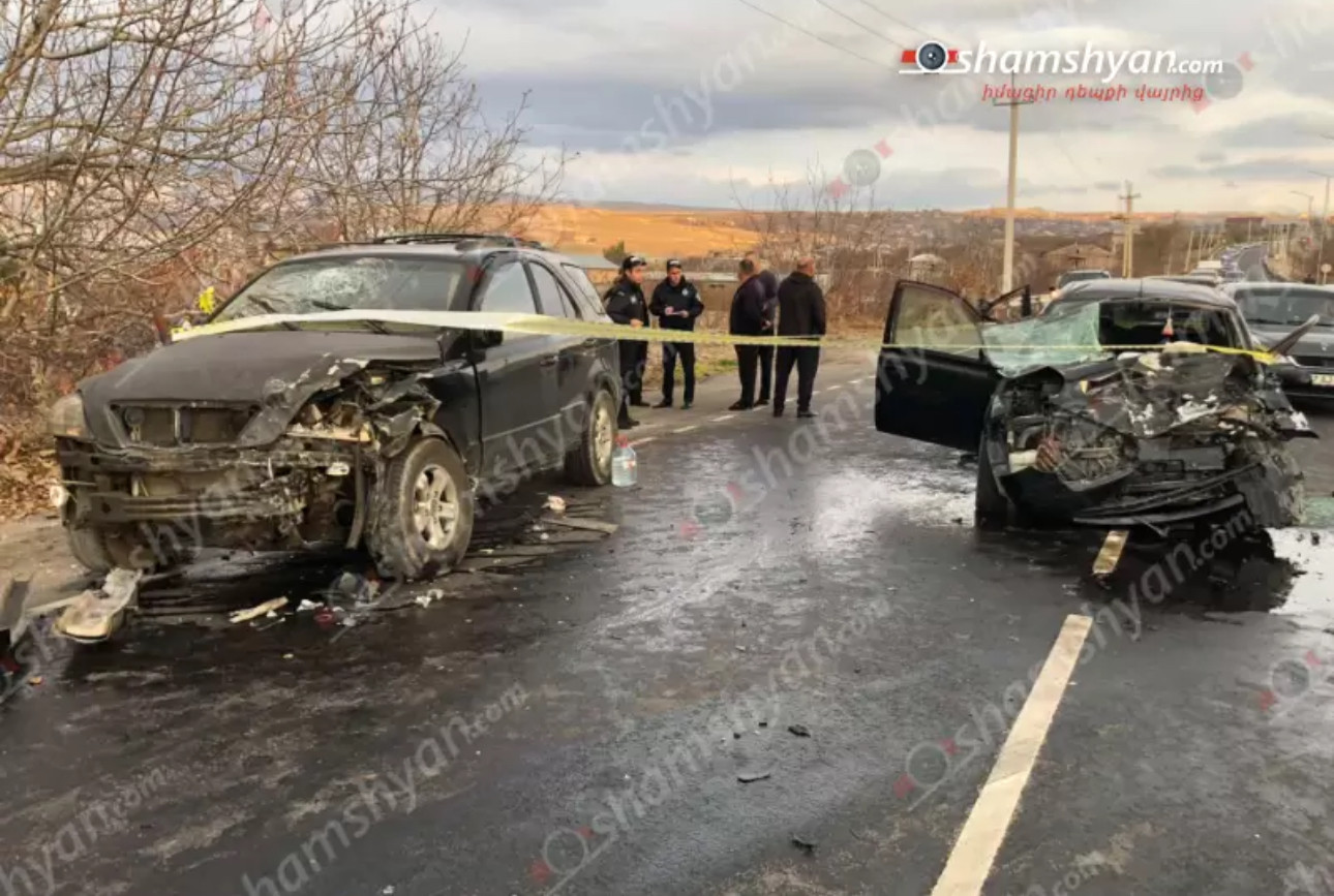 Կարբիում բախվել են «Kia Sorento»-ն ու «Nissan March»-ը. կան տուժածներ