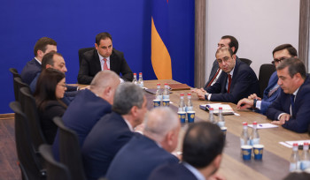 Դավիթ Խուդաթյանը ՏԿԵՆ համակարգման ներքո գործող ՓԲԸ-ների ղեկավարների մասնակցությամբ աշխատանքային քննարկում է անցկացրել։