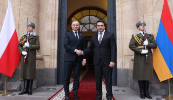 Ալեն Սիմոնյանն ընդունել է Լեհաստանի նախագահ Անջեյ Դուդային