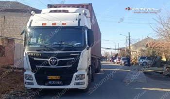Արարատի մարզում իրանական բեռնատարը կոտրել է գազախողովակներն ու սյուները