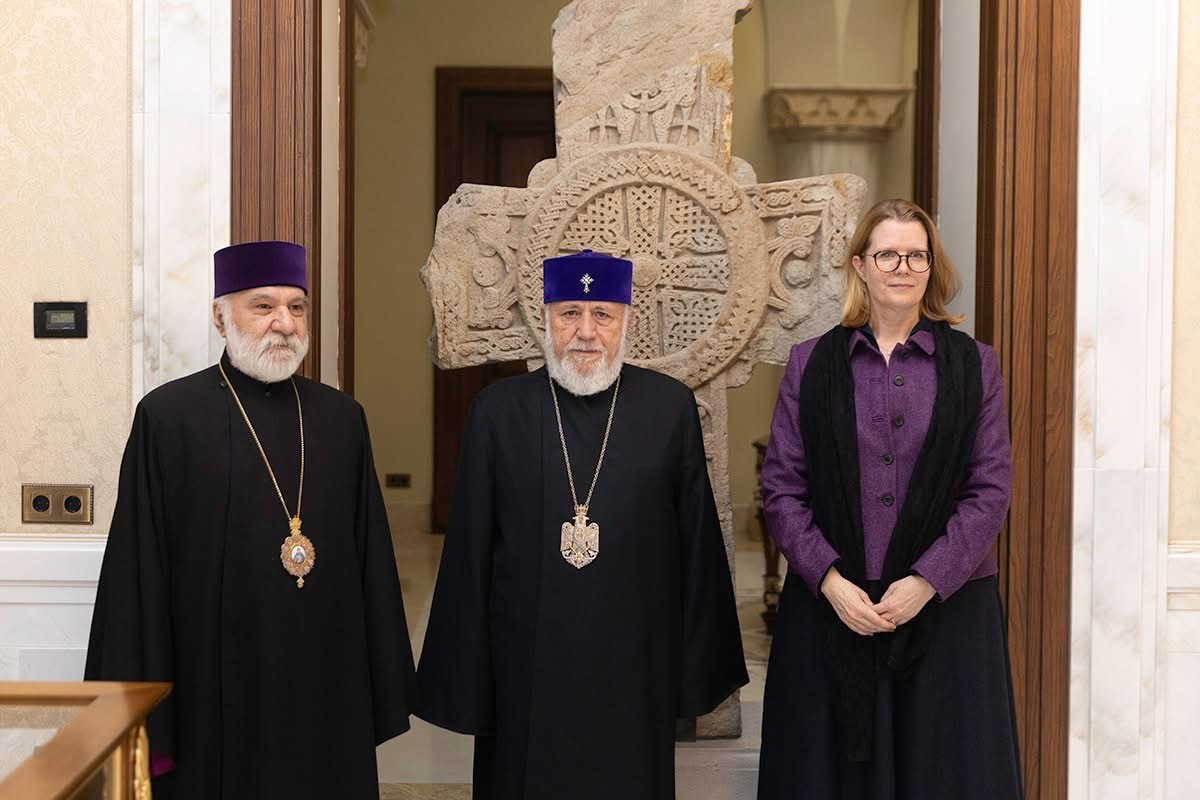 Ամենայն Հայոց Կաթողիկոսն ընդունեց ՀՀ-ում Գերմանիայի Դաշնային Հանրապետության նորանշանակ դեսպանին