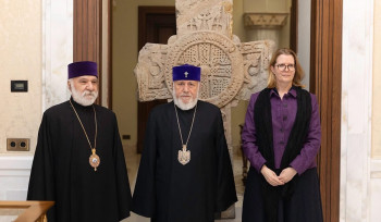 Ամենայն Հայոց Կաթողիկոսն ընդունեց ՀՀ-ում Գերմանիայի Դաշնային Հանրապետության նորանշանակ դեսպանին
