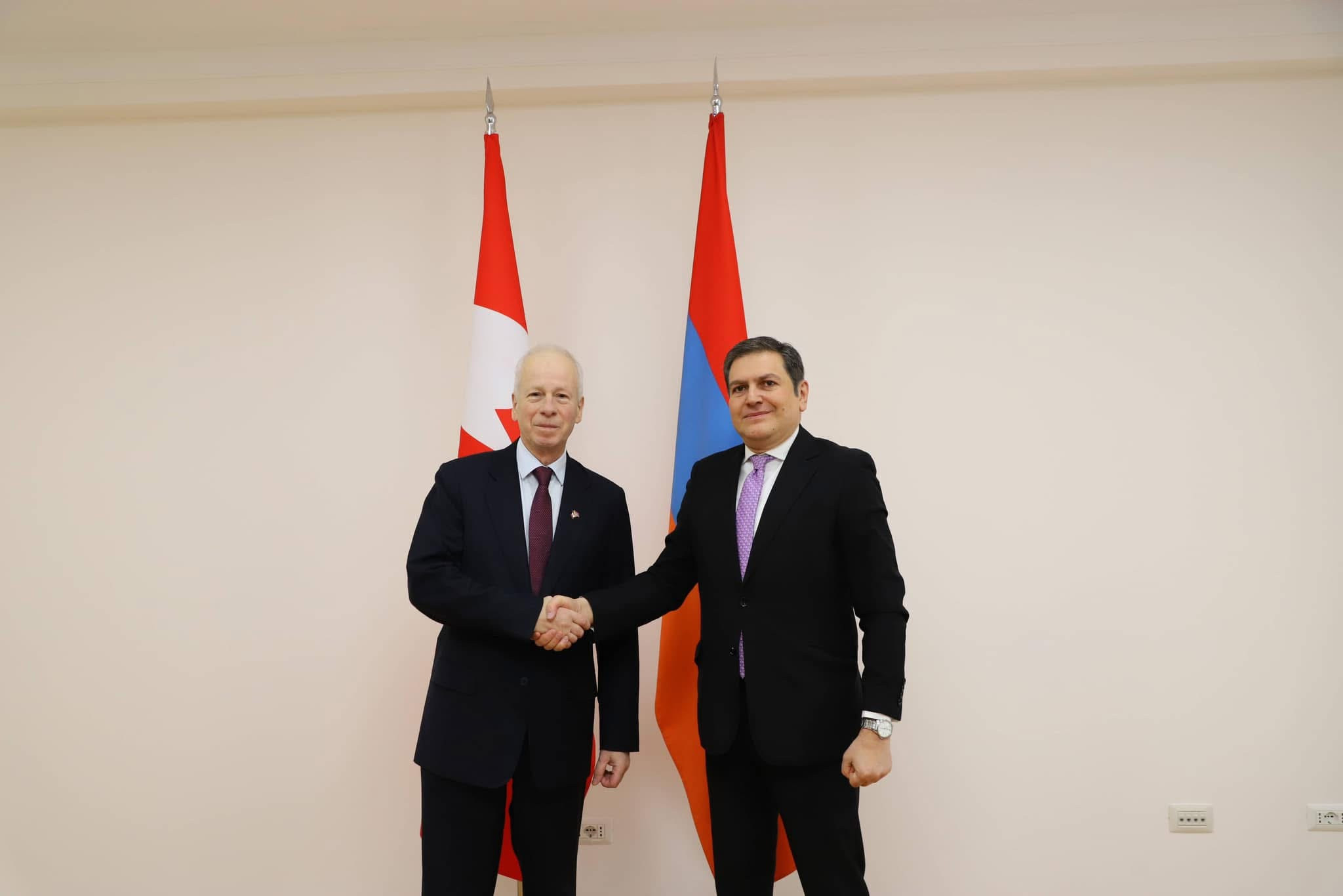 Երևանում տեղի են ունեցել քաղաքական խորհրդակցություններ Հայաստանի և Կանադայի արտաքին գերատեսչությունների միջև