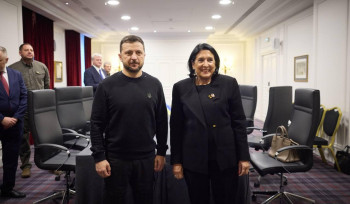 Փարիզում հանդիպել են Ուկրաինայի ու Վրաստանի նախագահները