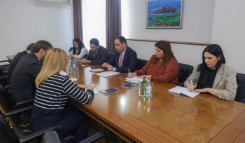 Դավիթ Խուդաթյանն ընդունել է ՎԶԵԲ  Երևանի գրասենյակի ղեկավար Ջորջ Ախալկացին