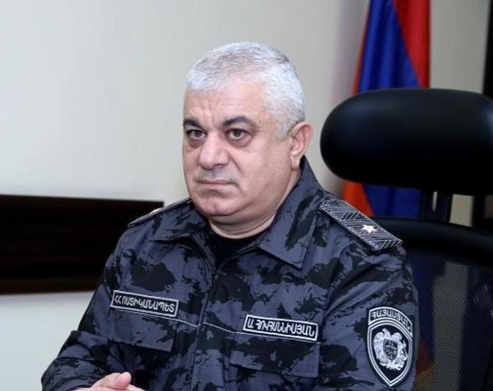 Արամ Հովհաննիսյանը վերանշանակվել է ոստիկանապետի պաշտոնում