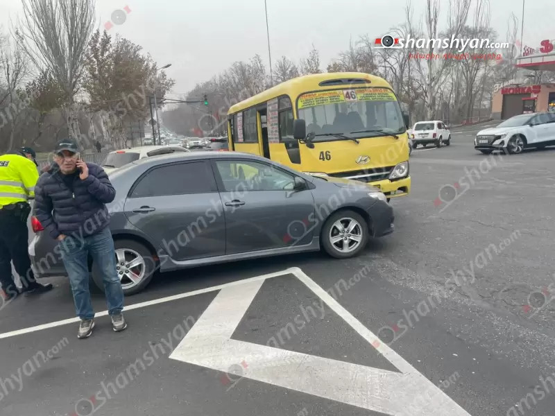 Երևանում ավտոբուսը վթարի է ենթարկվել, վարորդը եղել է ոչ սթափ