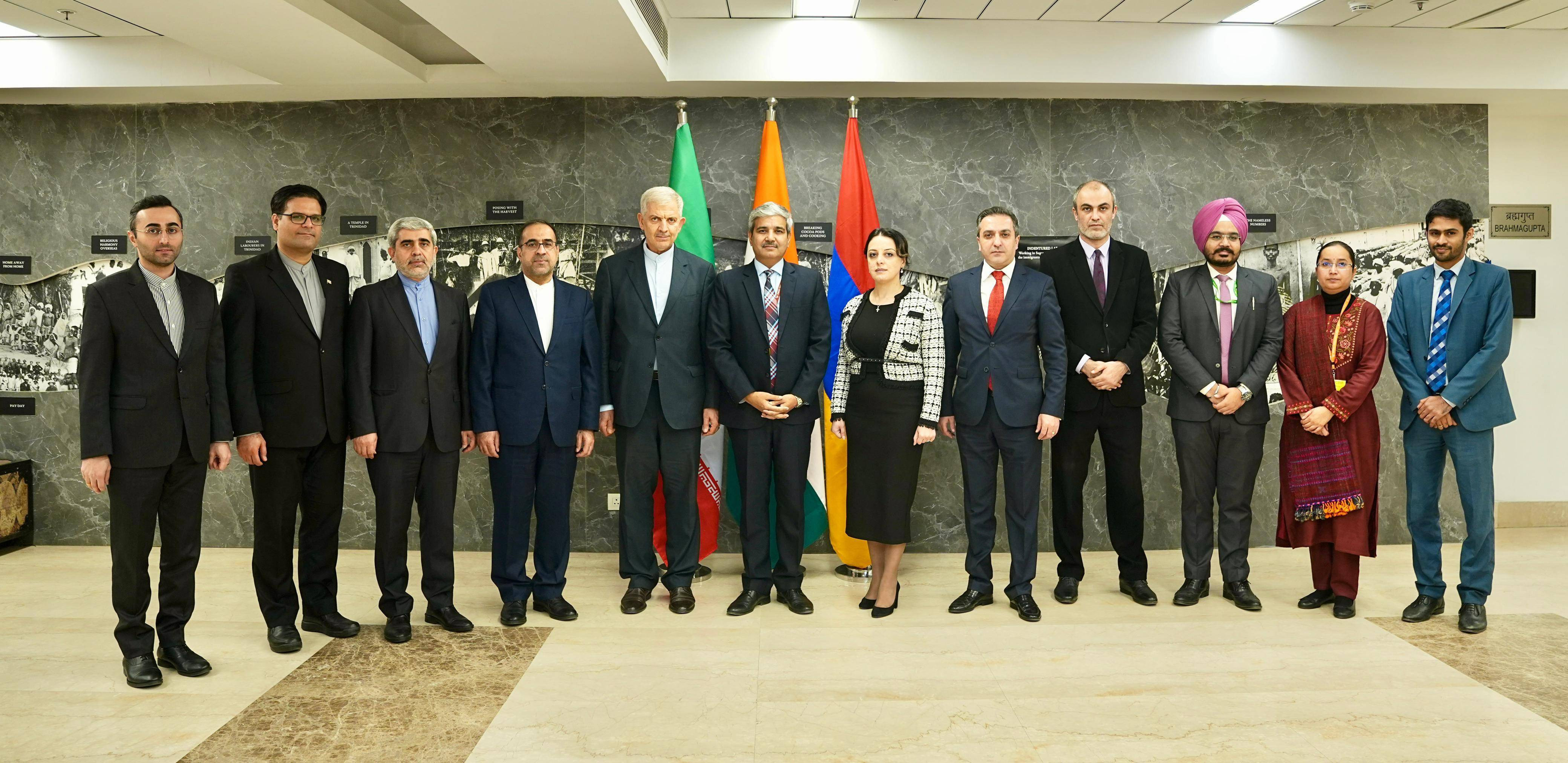 Նյու Դելիում տեղի են ունեցել Հայաստան-Հնդկաստան-Իրան եռակողմ ձևաչափով 2-րդ խորհրդակցությունները