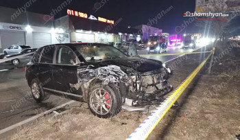 «Porsche Cayenne»-ը Սևանի ճանապարհին բախվել է երկու մեքենայի, ապա բախվել է յուղման կետի տարաներին ու վրաերթի է ենթարկել աշխատակցին․ նա մաhացել է