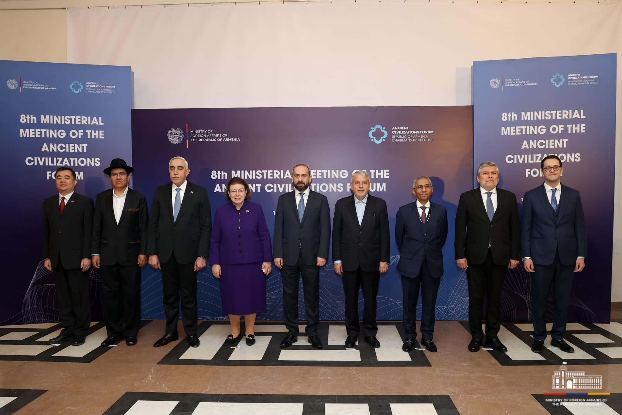 Երևանում մեկնարկել է Հնագույն քաղաքակրթությունների ֆորումի 8-րդ նախարարական հանդիպումը