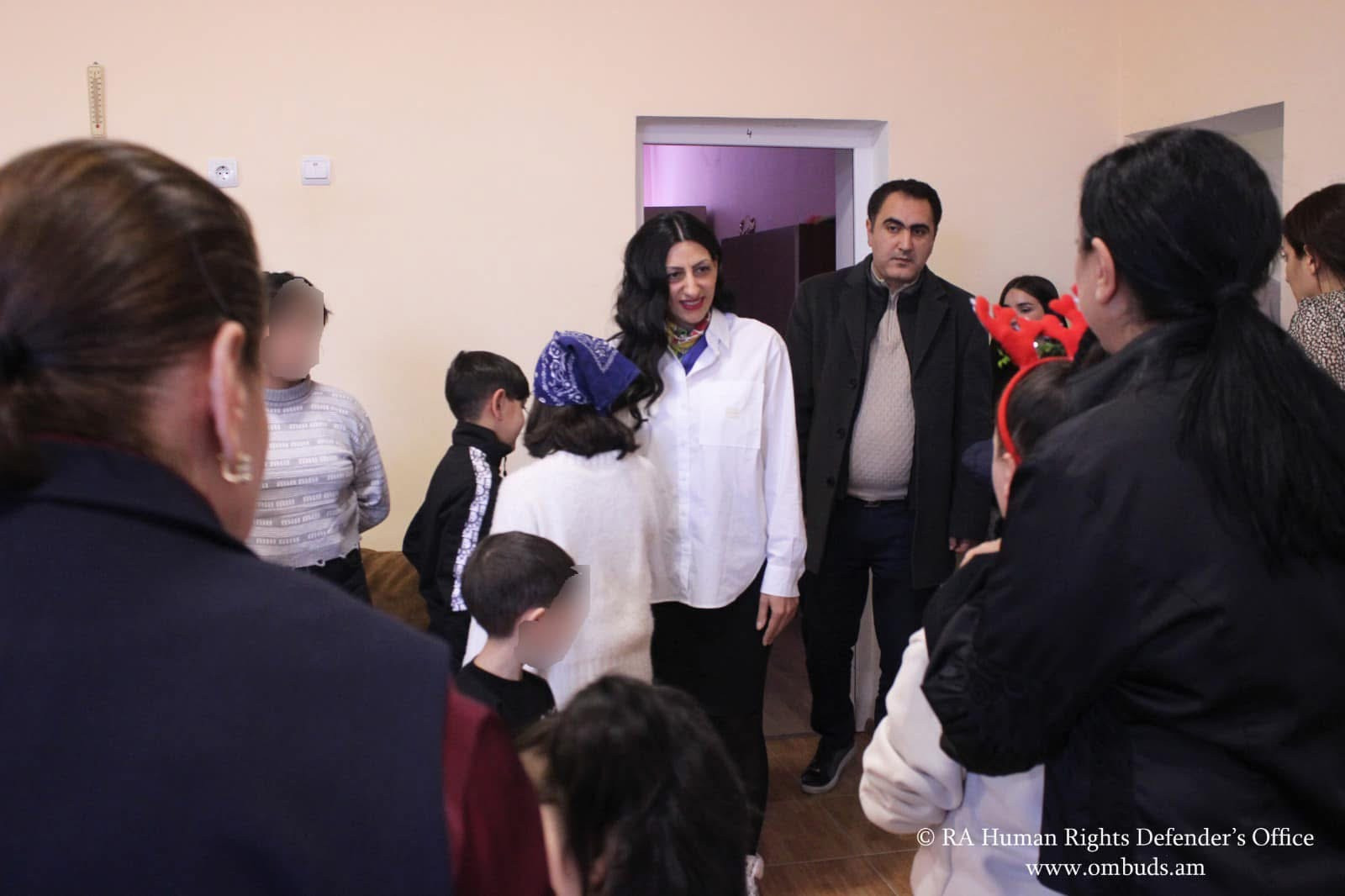 Անահիտ Մանասյանն այցելել է «Շիրակի  մարզի երեխայի և ընտանիքի  աջակցության կենտրոն» ՊՈԱԿ