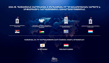 2024 թ. Հայաստանը շարունակել է ընդլայնել իր դիվանագիտական կապերը և միջազգային ներկայության աշխարհագրությունը. ԱԳՆ