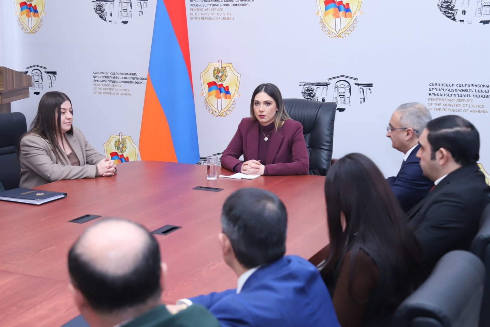 Սրբուհի Գալյանը ՀՀ ԱՆ քրեակատարողական ծառայության վարչակազմին է ներկայացրել Քրեակատարողական ծառայության նորանշանակ պետ Ծովինար Թադևոսյանին