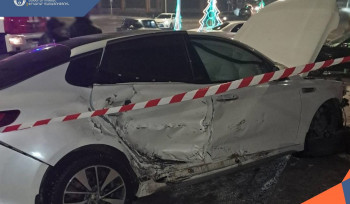 Գյումրիում մեքենաներ են բախվել. ուղևորը վիրավոր է