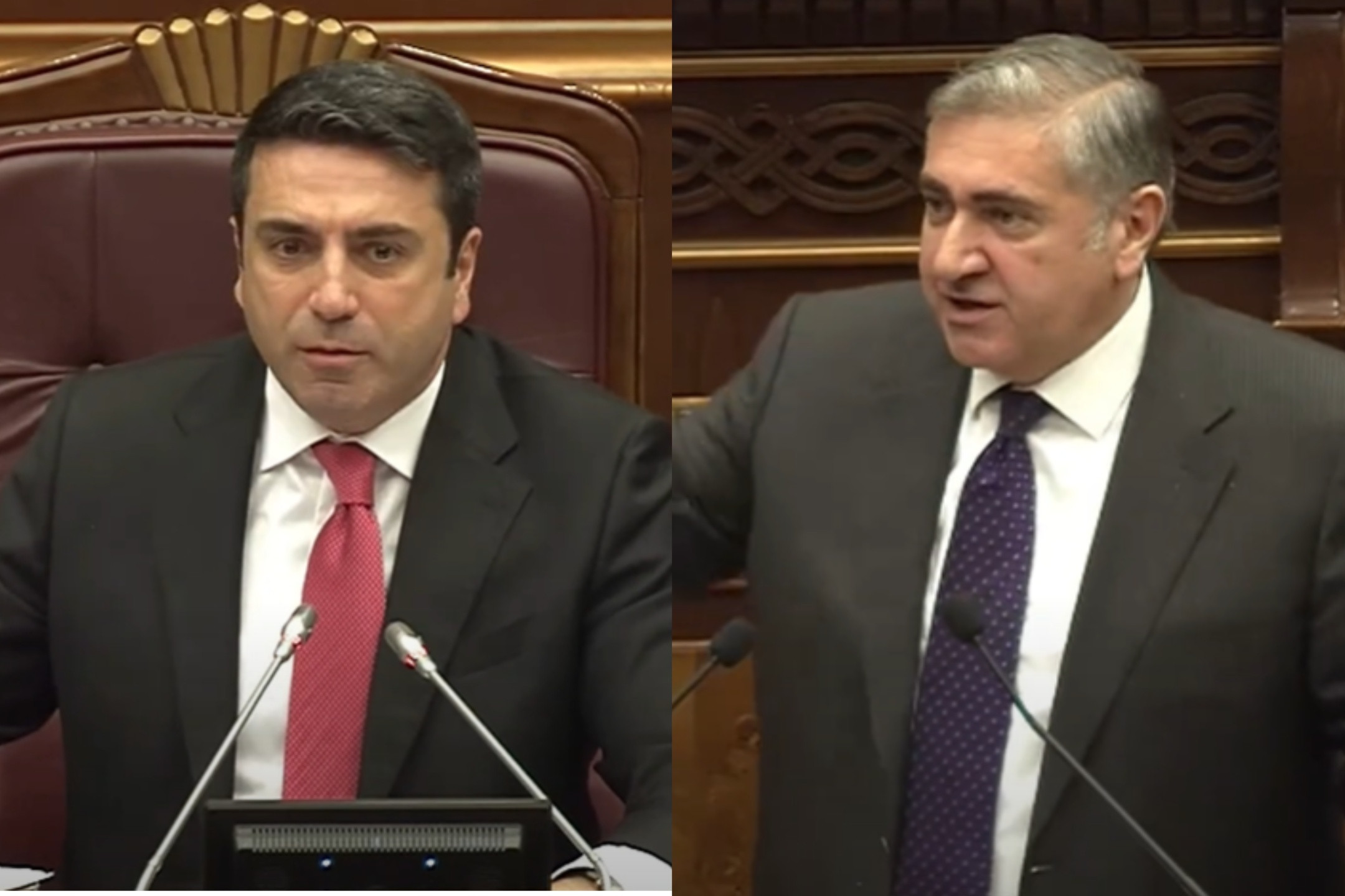 Ես էլ ասեմ՝ կողմ ըլլալով դեմ եք, դեմ ըլլալով՝  կողմ եք, Դուք հո դաշնակցակա՞ն չեք, դուրներդ կգա՞․ Ալեն Սիմոնյանի և Արթուր Խաչատրյանի լեզվակռիվը՝ ԱԺ-ում