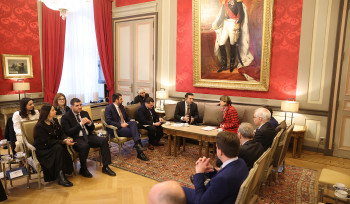 Ալեն Սիմոնյանը հանդիպել է  Բելգիայի Սենատի նախագահի հետ