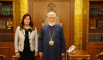 Լիբանանի նորակազմ կառավարության նախարարը հանդիպում է ունեցել Արամ Ա Վեհափառի հետ