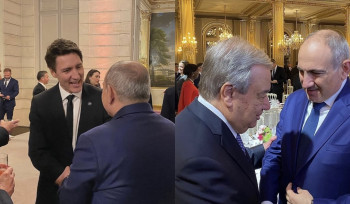 Փաշինյանը Ելիսեյան պալատում ներկա է գտնվել Մակրոնի անունից տրված պաշտոնական ընթրիքին (լուսանկարներ)