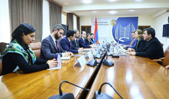 Գևորգ Պապոյանն ու Քրիստինա Քվինը քննարկել են ՀՀ և ԱՄՆ-ի միջև տնտեսական համագործակցության հեռանկարները
