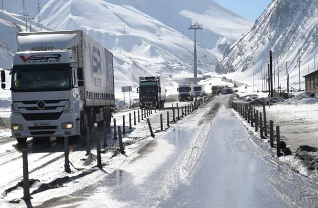 Ստեփանծմինդա-Լարս ավտոճանապարհը փակ է բոլոր տեսակի տրանսպորտային միջոցների համար