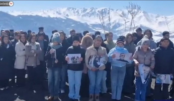 «ՏաԹևեր» ճոպանուղու մոտ ակցիա`ի պաշտպանություն Ռուբեն Վարդանյանի և Բաքվի բանտերում գտնվող մեր մյուս հայրենակիցների (տեսանյութ)