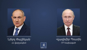 Նիկոլ Փաշինյանը  Վլադիմիր Պուտինին տեղեկացրել է խաղաղության համաձայնագրի տեքստի համաձայնեցման շուրջ բանակցությունների ավարտի մասին