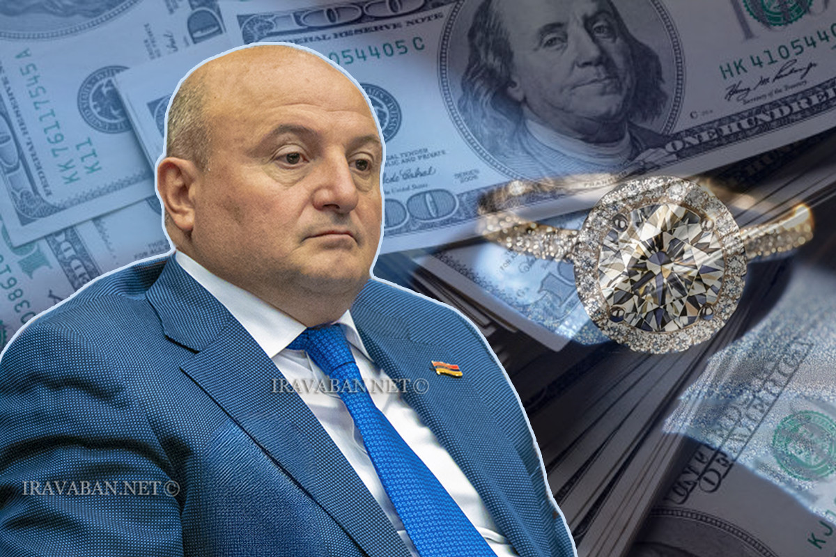 2 ադամանդե մատանի, 2 ոսկյա ապարանջան, թոշակի գումար․ Ղուկասյանը իր եկամուտներն է ներկայացրել ԿԸՀ․ Iravaban.net